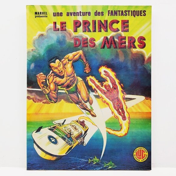 Marvel Fantastic Four Comic Book Sub-Mariner LUG French VTG 1978 TPB Unread - Picture 1 of 10